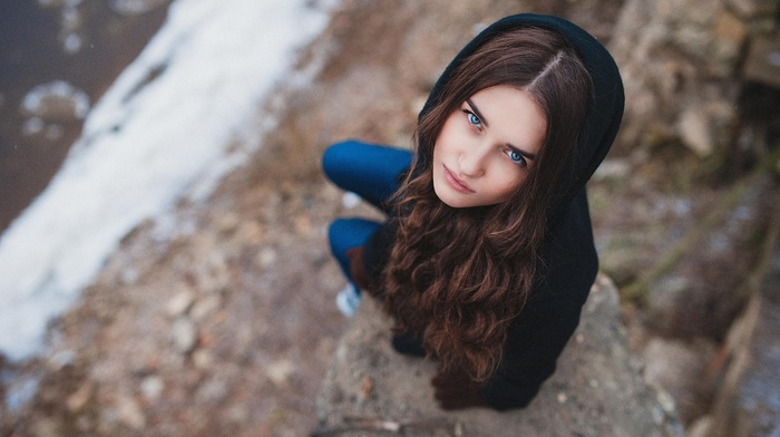 girl, portrait, face