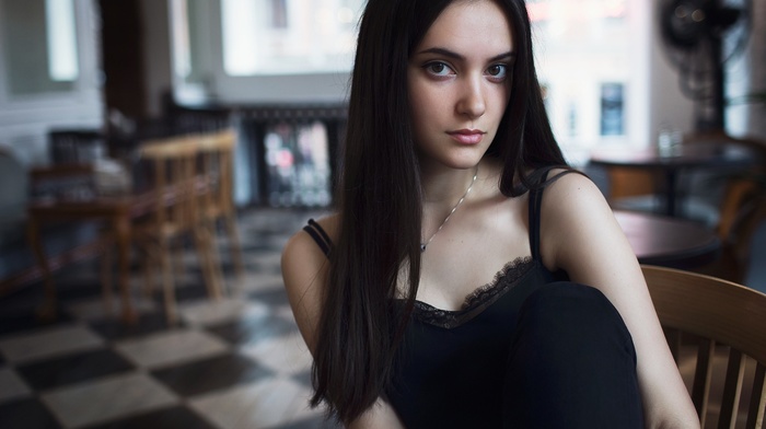 girl, portrait, face