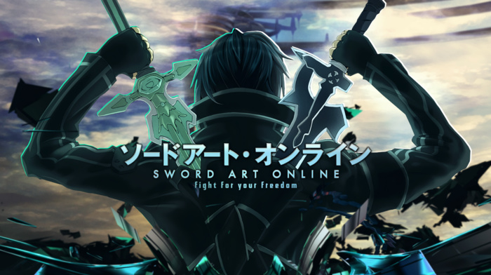 sword art online, Kirigaya Kazuto, sword, anime