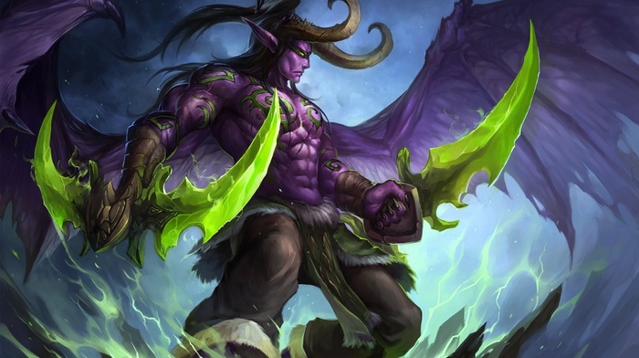 fan art, Illidan Stormrage, World of Warcraft