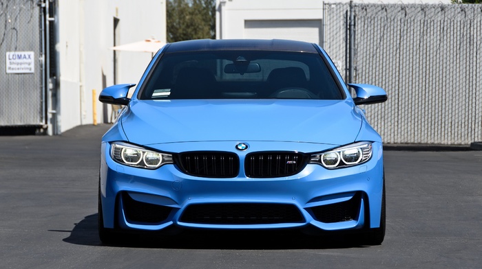 blue cars, M4, BMW, car