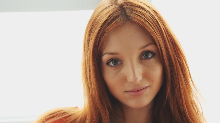 Red Fox, redhead, face, looking at viewer, girl