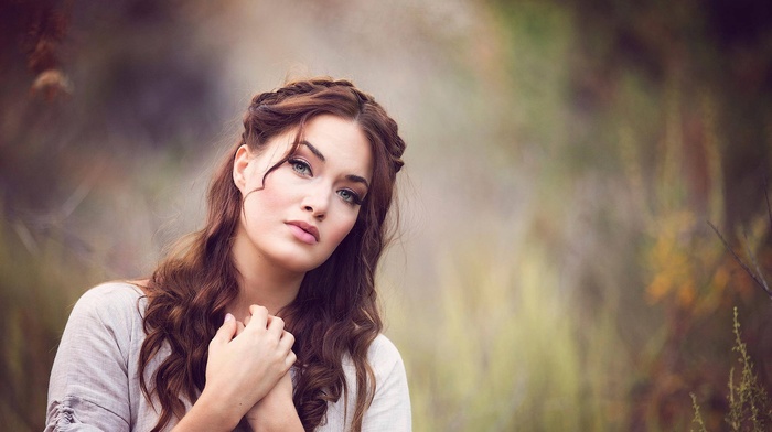 portrait, face, girl