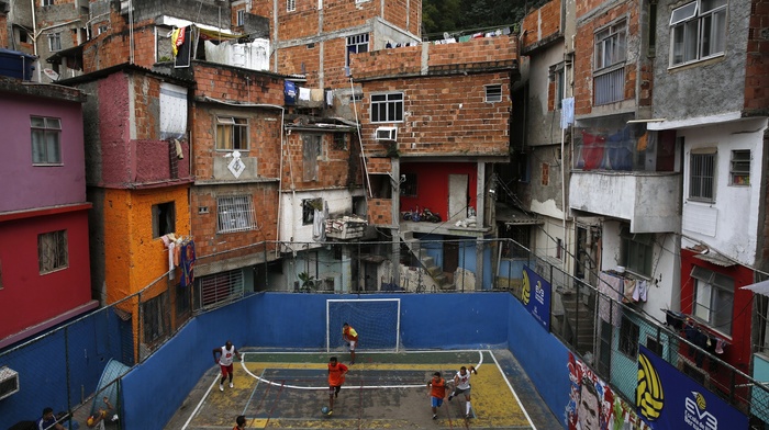 street, favela, city