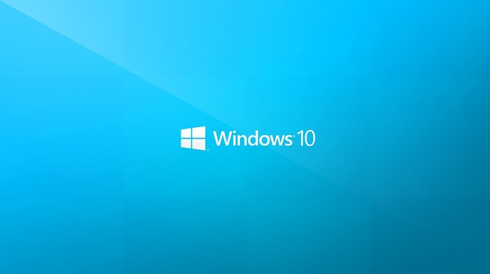 logo, window, Windows 10, minimalism, typography