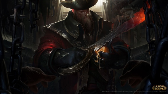 pirates, PC gaming, Gangplank, League of Legends
