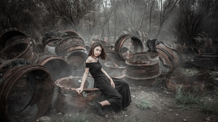 girl, Asian, model