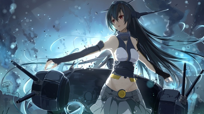 Nagato KanColle, Kantai Collection, anime, anime girls