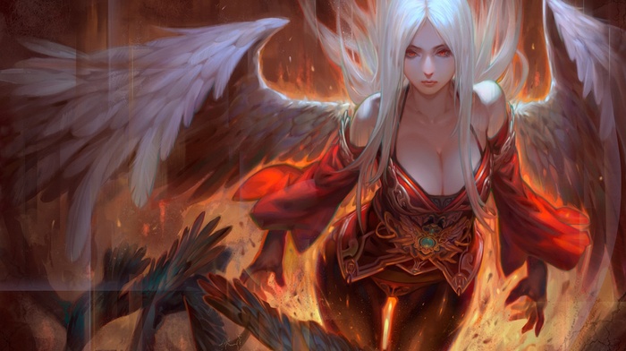 artwork, angel, fantasy art