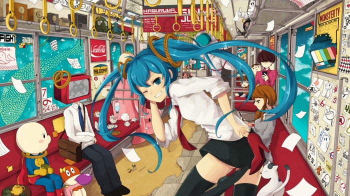 Vocaloid, Hatsune Miku, anime girls