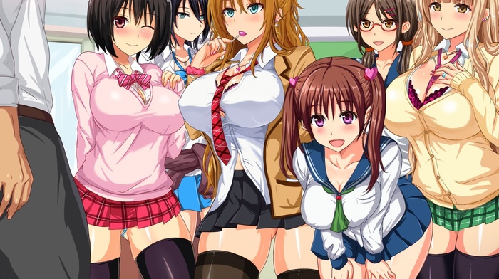 anime girls, Dosukebe Sakusei Class