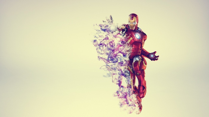 Iron Man, simple background