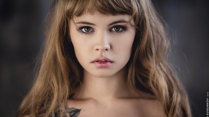 girl, tattoo, Anastasia Scheglova, auburn hair