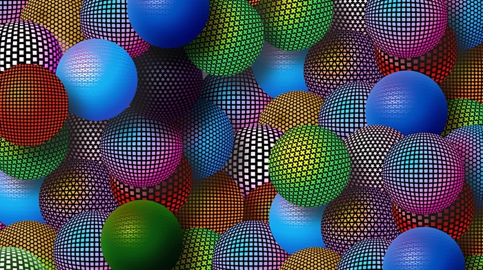 ball, digital art, sphere, abstract