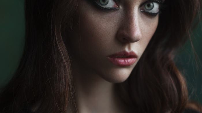 girl, face, portrait