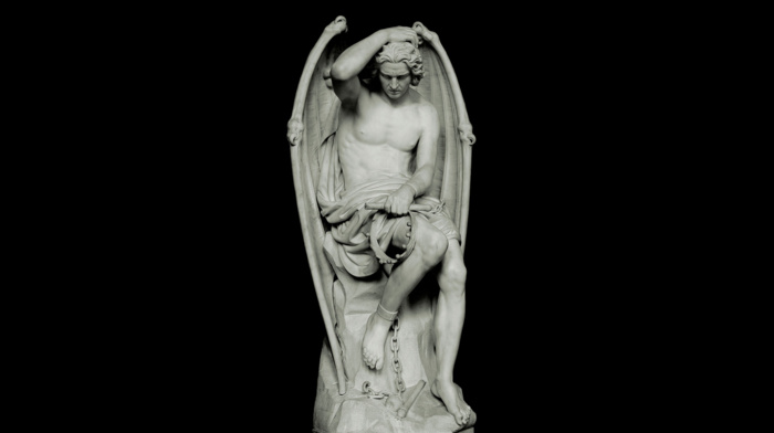 Lucifer, sculpture, Guillaume Geefs