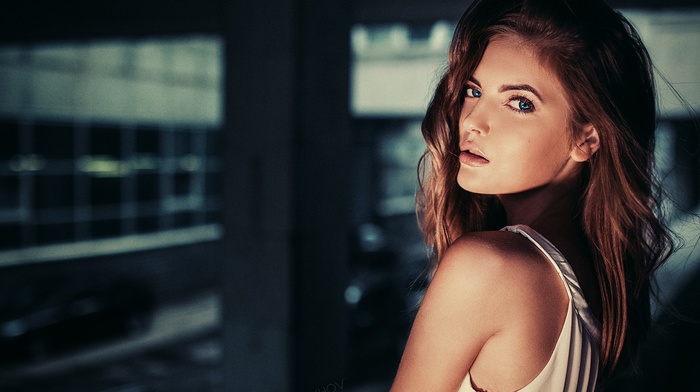 girl, face, portrait