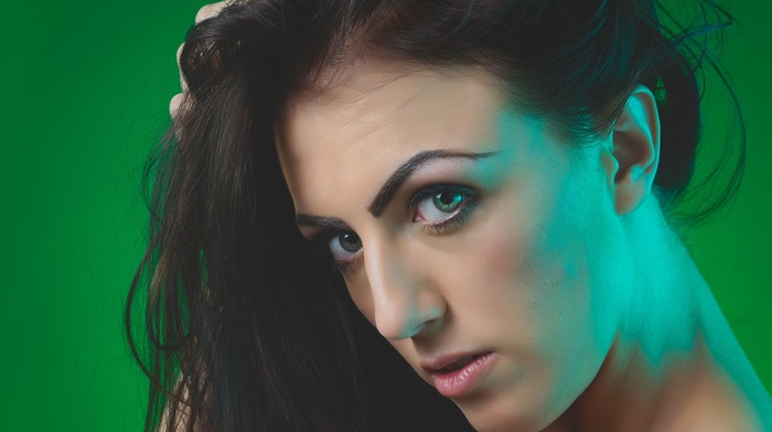 girl, portrait, face