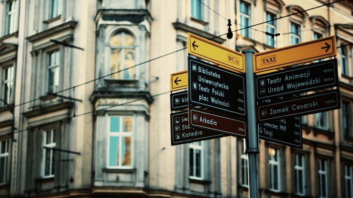 Poland, street, city