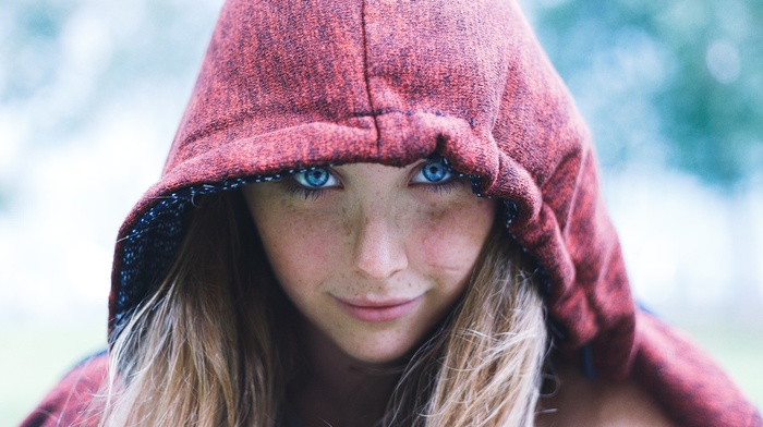 blue eyes, blonde, girl, portrait, face