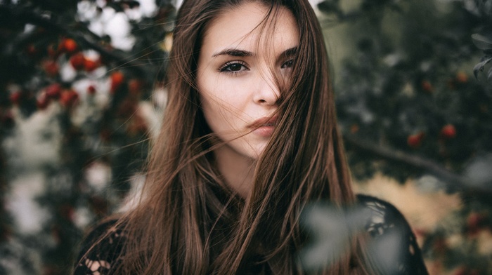 girl, face, portrait