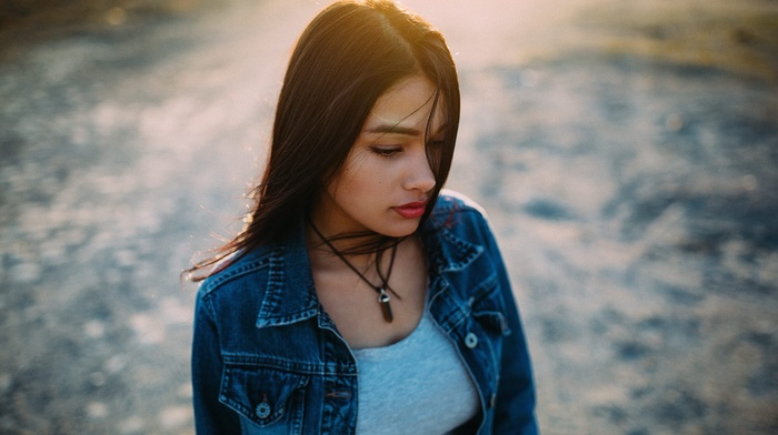 girl, face, portrait