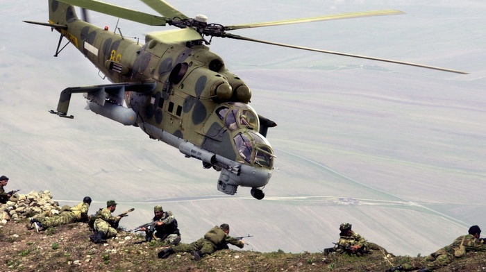 mi 24 hind, helicopters, military