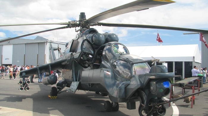 helicopters, mi 24 hind, military