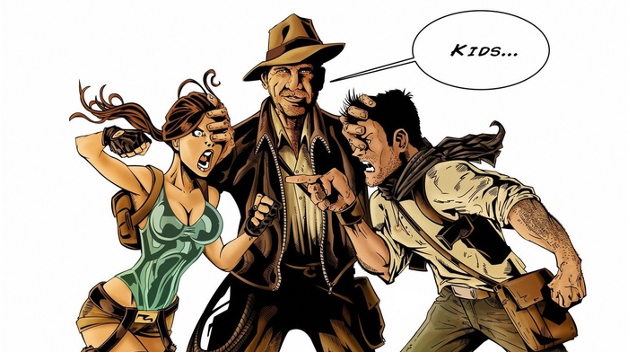 Tomb Raider, uncharted, Indiana Jones