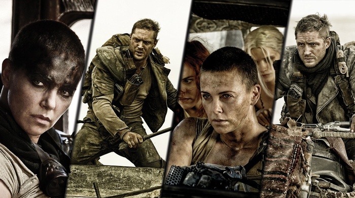 movies, Mad Max Fury Road, Mad Max, Tom Hardy, Charlize Theron, men, actress, girl, actor