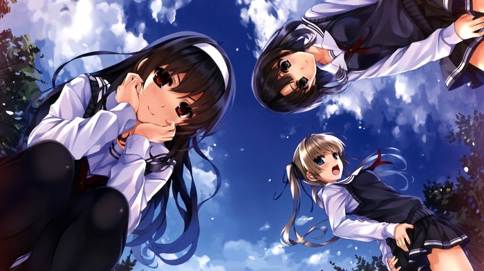 Sawamura Eriri Spencer, Katou Megumi, Saenai Heroine no Sodatekata, anime, Kasumigaoka Utaha, school uniform