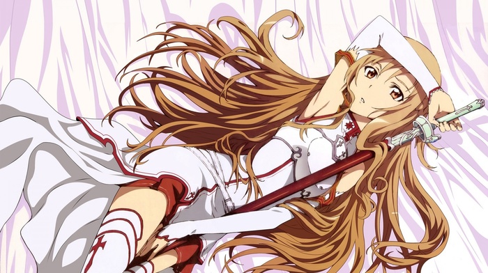 sword art online, anime, Yuuki Asuna