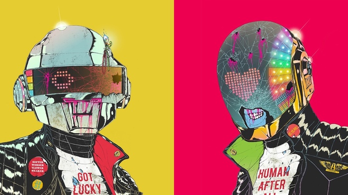 music, Daft Punk, cyborg