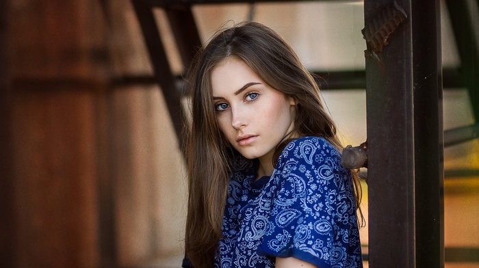 girl, face, portrait