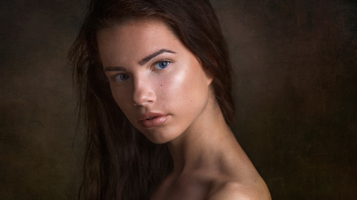 girl, portrait, face