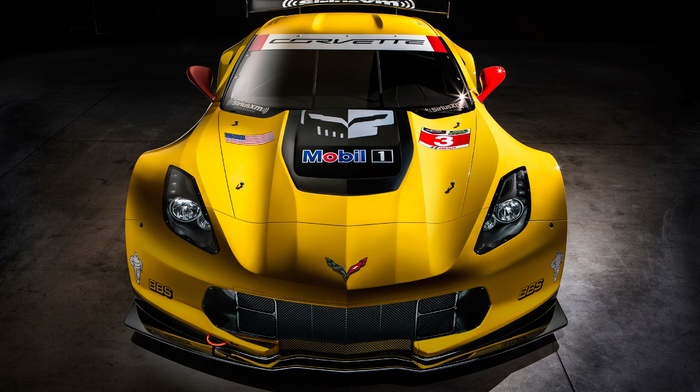 vehicle, 2014 Chevrolet Corvette C7R, Chevrolet Corvette C7R, yellow cars, car