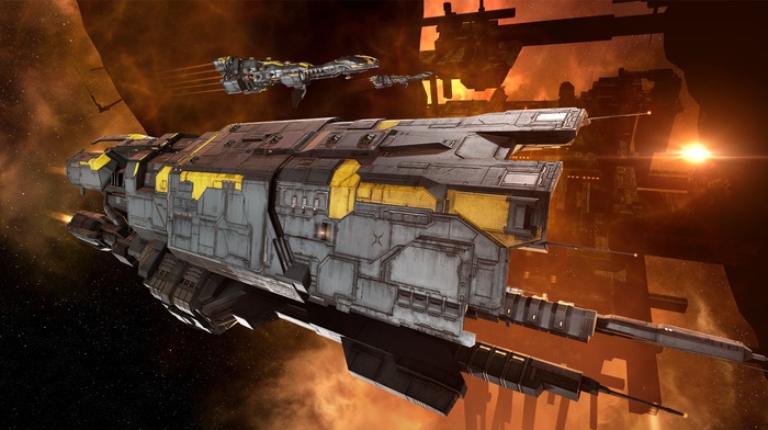EVE Online, Minmatar, space, video games, science fiction, spaceship