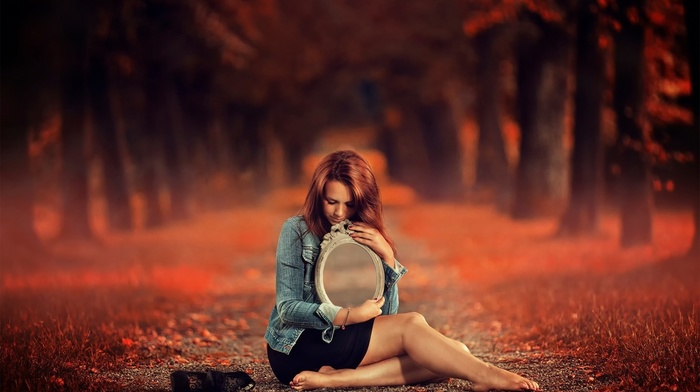 redhead, girl