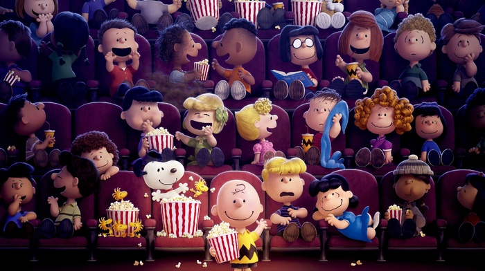 Peanuts comic, Snoopy, Charlie Brown, theaters