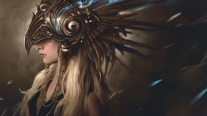 girl, fantasy art