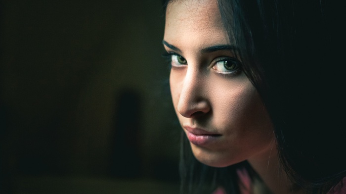 face, portrait, girl