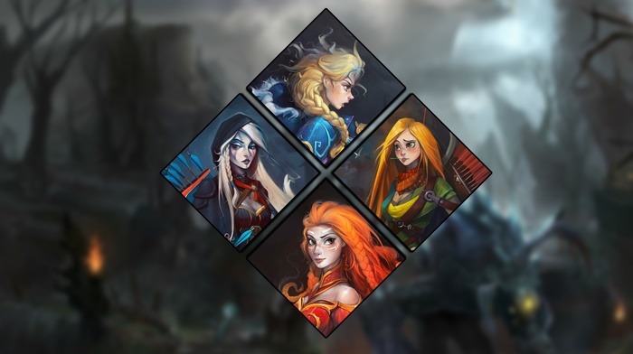 Lina, Windranger, Dota 2