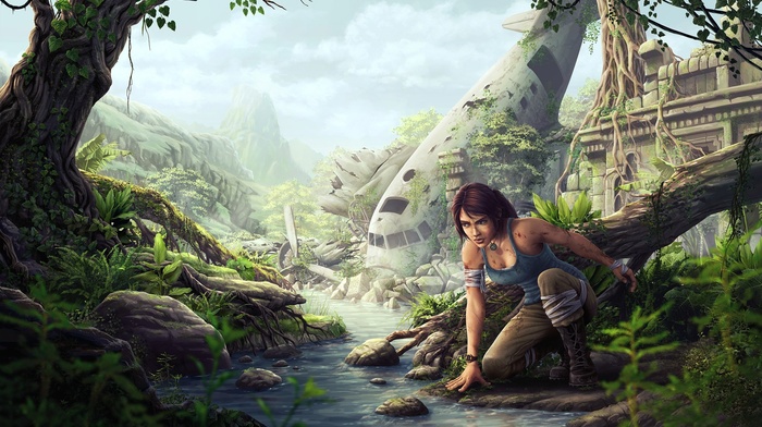 Lara Croft, artwork, video game characters, fan art, video games, Tomb Raider, video game girls