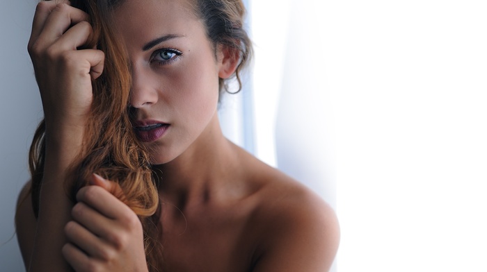 blue eyes, girl