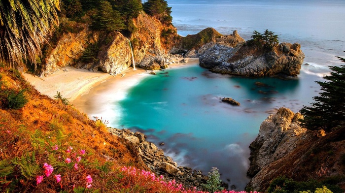 Pacific Ocean, McWay, california, fall
