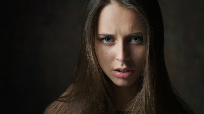 portrait, girl, face, Olesya Grimaylo