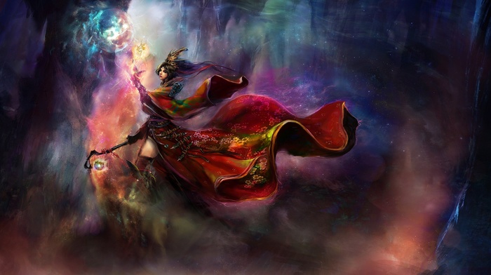 wizard, fantasy art, artwork, video games, Diablo III