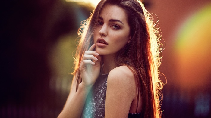 portrait, face, girl