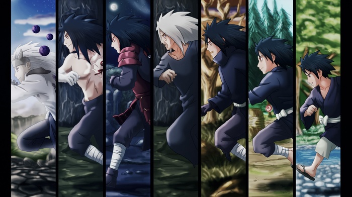 panels, Naruto Shippuuden, evolution, Uchiha Madara