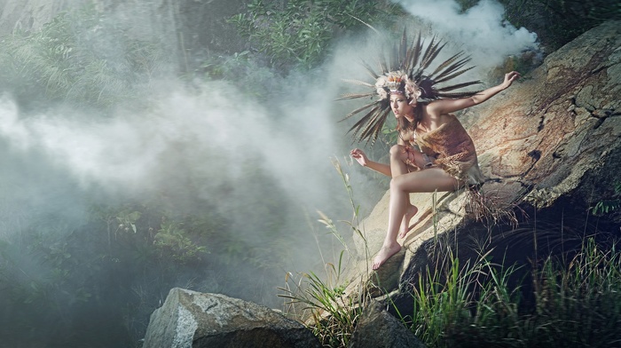 girl, girl outdoors, model